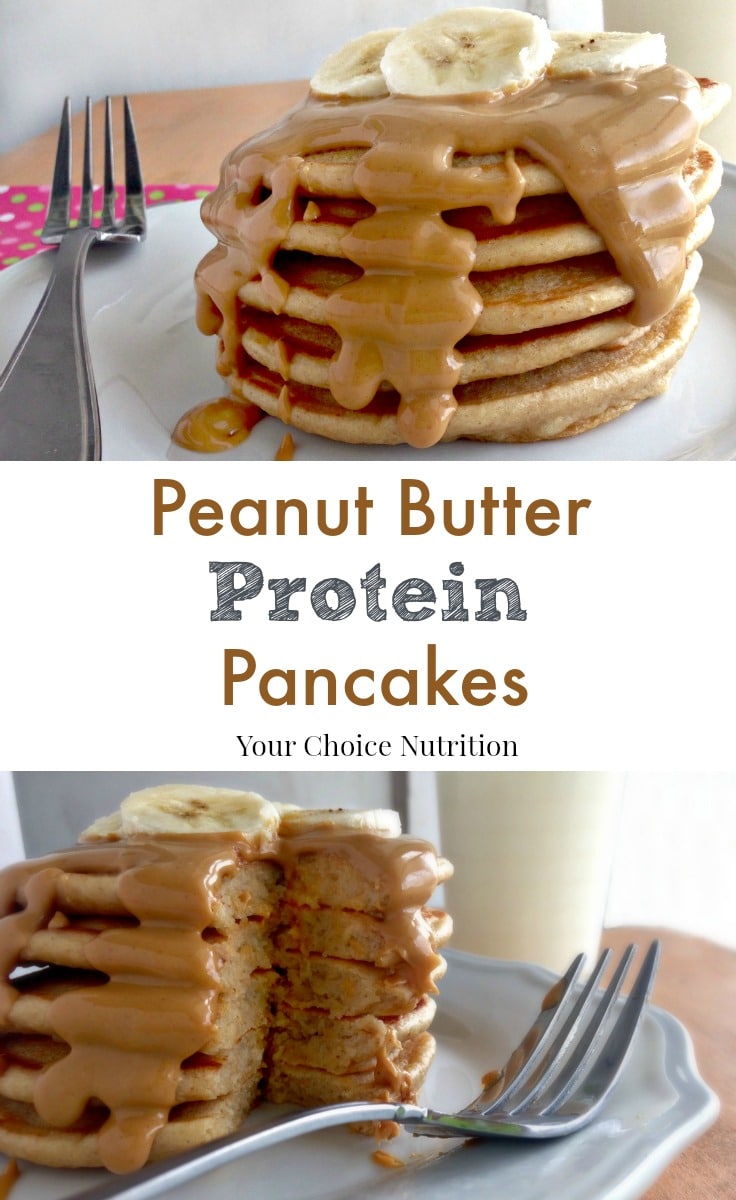 Peanut Butter Protein Pancakes - Your Choice Nutrition