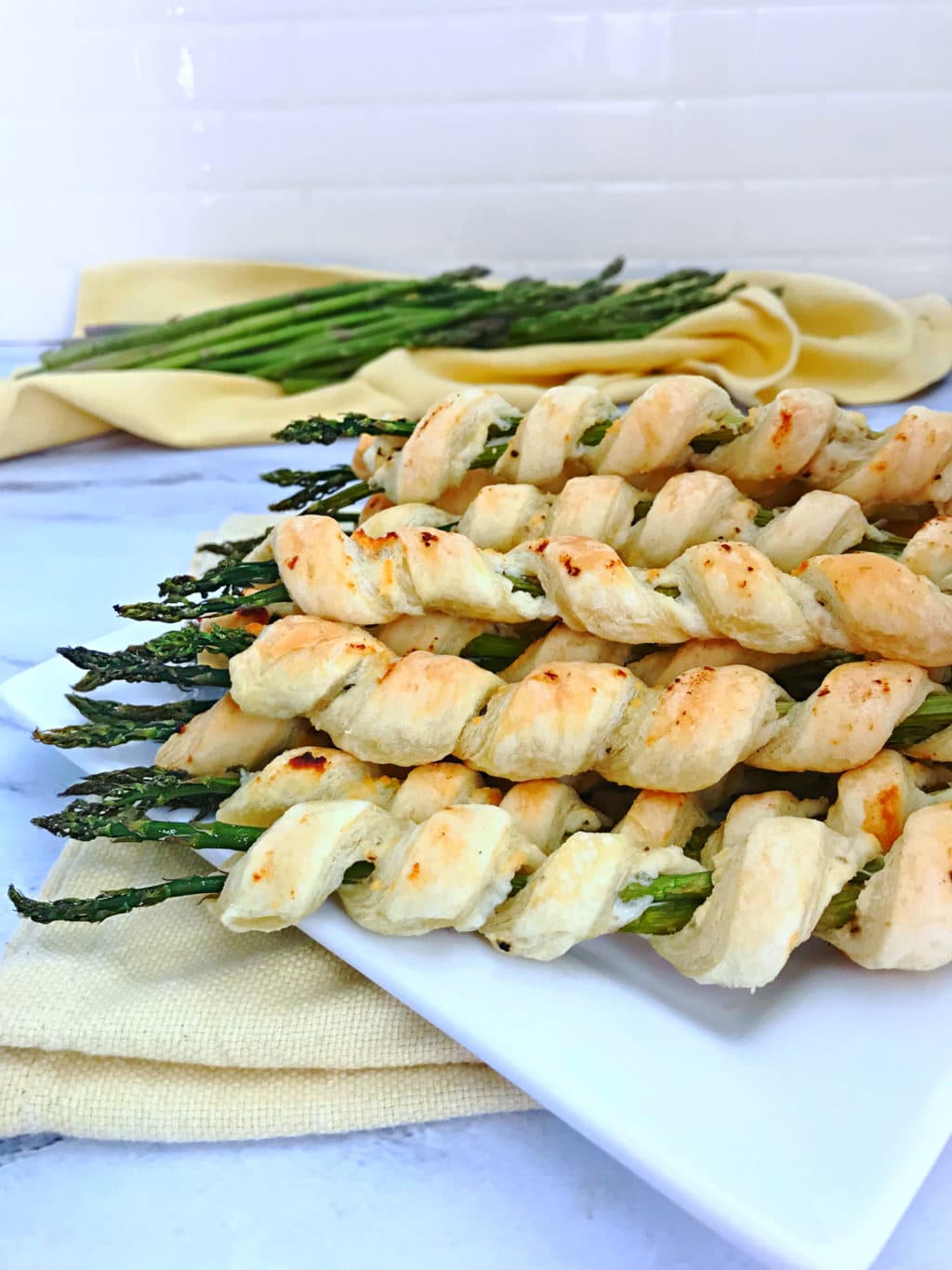 Puff Pastry Wrapped Cheesy Asparagus - Your Choice Nutrition